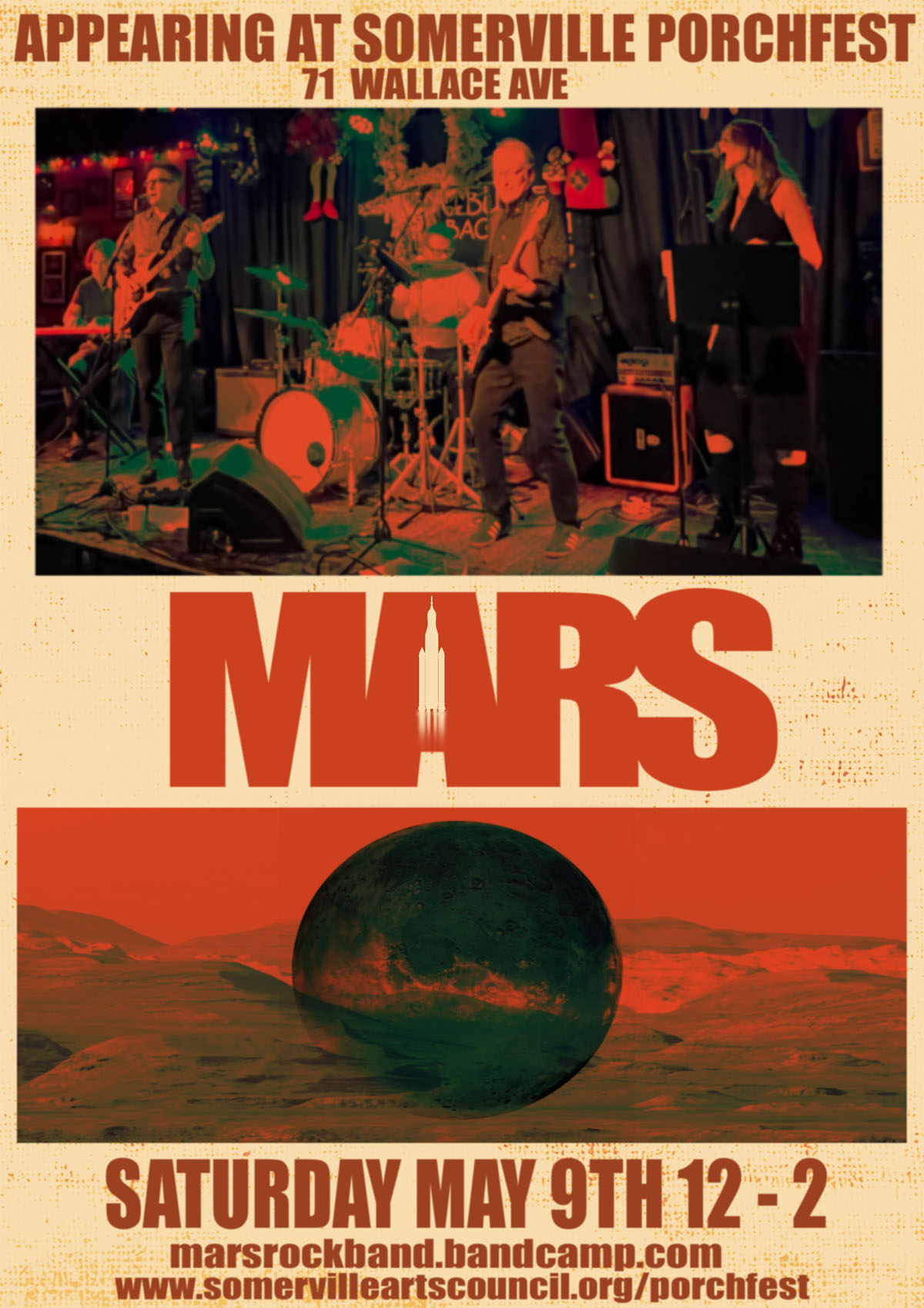 MARS Somerville PorchFest poster
